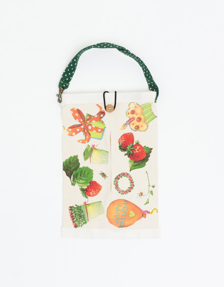 第張草莓甜心-蝶古巴特面紙袋(需訂製)作品縮圖