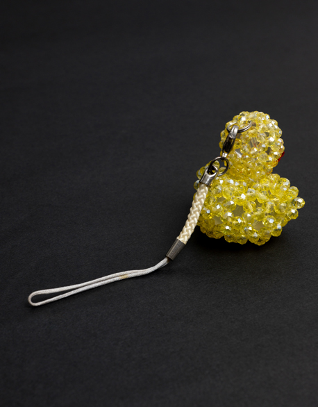 第張黃色小鴨水晶串珠作品縮圖