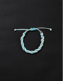 韓式拉線編織手環作品圖