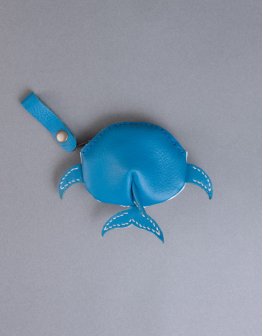 藍鯨寶寶零錢包作品圖