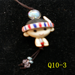 第張手工捏塑吊飾Q10-3~原住民~Zina 000586作品縮圖