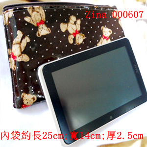 第張拼布7-HTC平板電腦尺寸防水包(拉鍊式)~客製化加大-絨布內襯~內加厚綿~Zina 000607作品縮圖