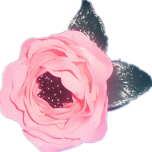 第張手創時尚人體飾品-螢光粉紅玫瑰胸花~Zina 000014作品縮圖
