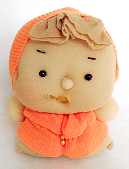 第張含金湯匙出生的嬰兒造型娃娃02~菊1~Zina 000597作品縮圖