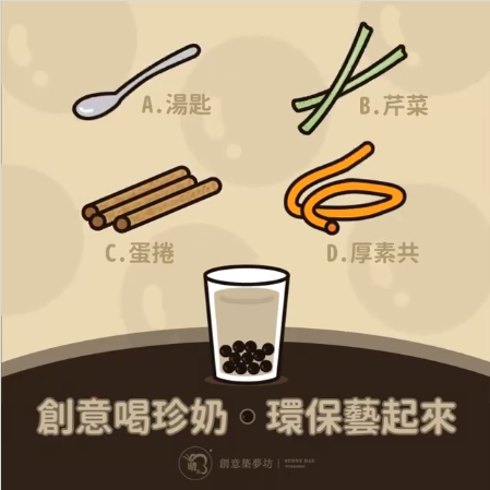 粉絲活動：【創意喝珍奶 環保藝起來】封面圖片