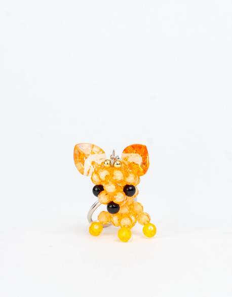Chihuahua-shaped beads