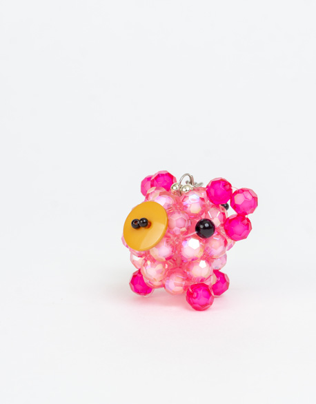 Cute pig shape string beads