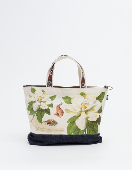 Spring warm flower bloom - Butterfly Valley Bart patterned woven belt zippered handbag (ordered required)