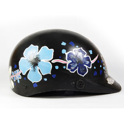 Hand-made painted hard hat - Show samples - Zina 000001