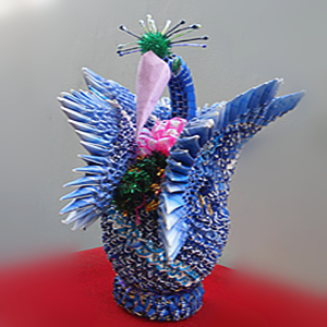 Peacock origami 04 - Zina 000846