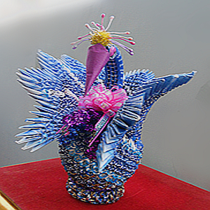 Peacock origami 06 - Zina 000848