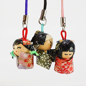 Japanese and paper-doll pendants