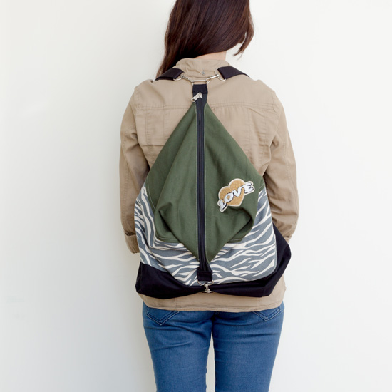 Fashion camouflage backpack