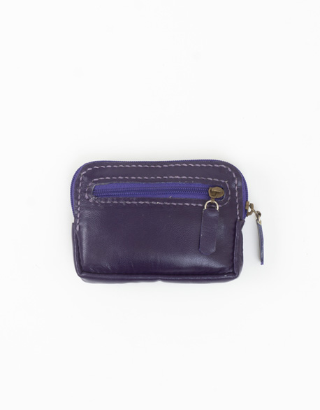 Soft leather zero wallet