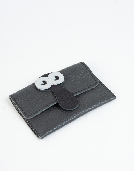 Black-faced multi-functional zero wallet.