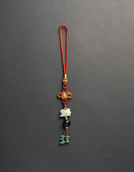 幸福兔無患子吊飾-圖2