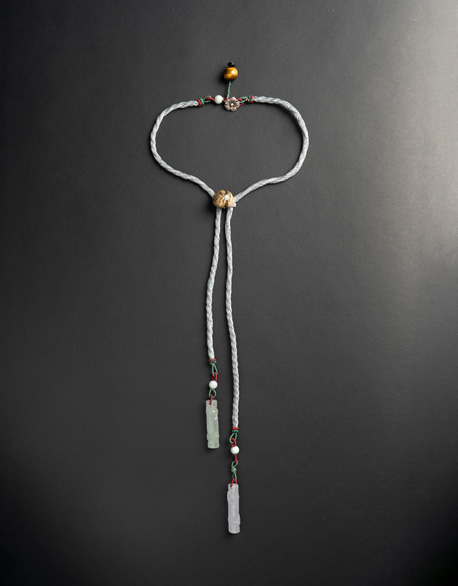 桐花雙色玉項鍊-圖2