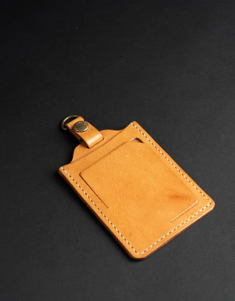 直式經典手縫證件套-圖1