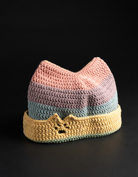 爪爪貓耳帽-圖1