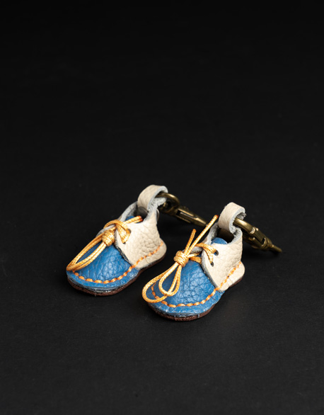 皮革迷你靴子吊飾-圖2