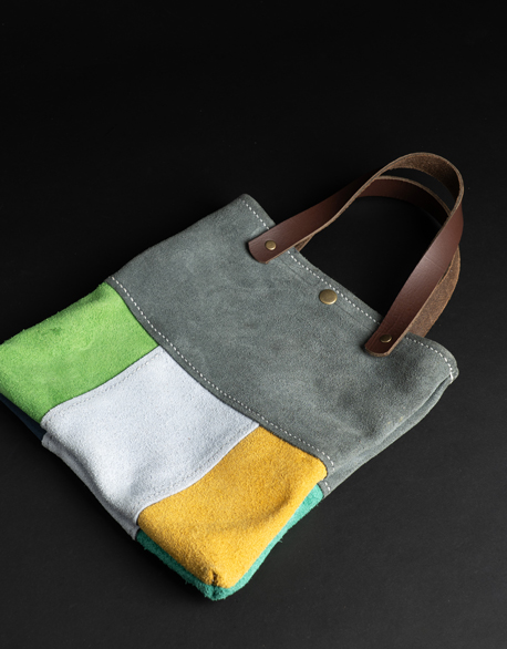 麂皮小拚包-圖1