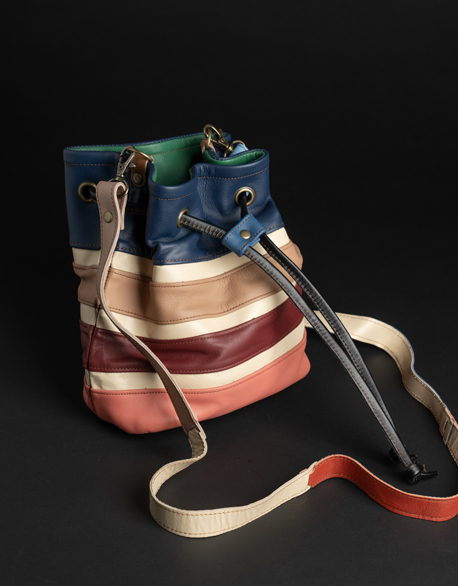 小羊皮彩虹包-圖1