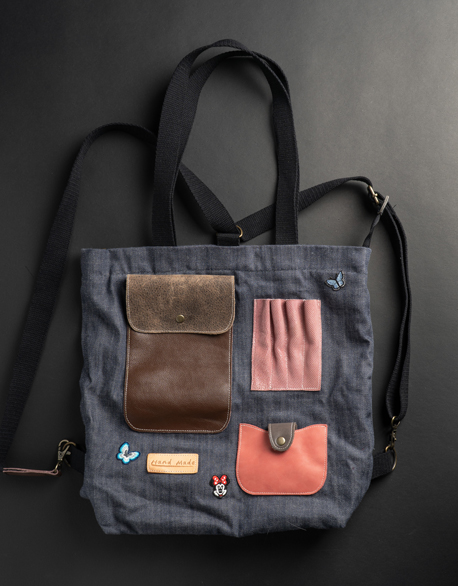 多功能皮件後背包-圖2