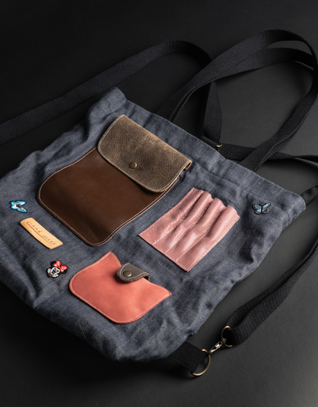 多功能皮件後背包-圖1